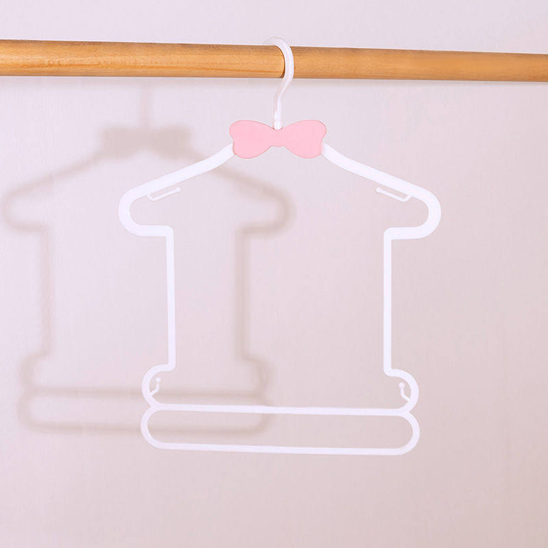 连体衣架一体式儿童婴儿彩色塑料衣服撑儿童衣架套装