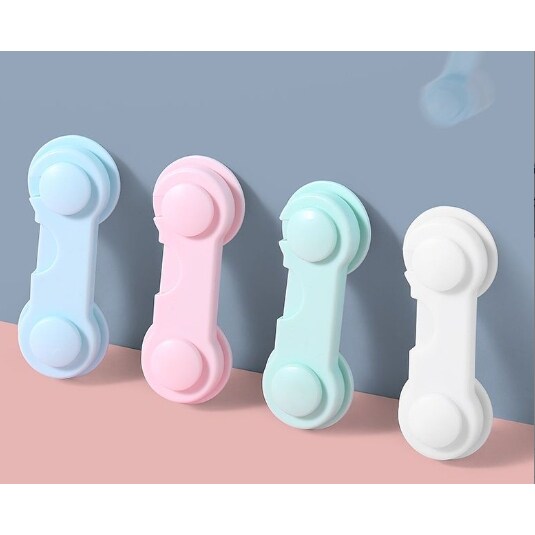 抽屉锁扣多功能儿童锁宝宝安全锁柜门防开扣防夹手抽屉锁冰箱锁