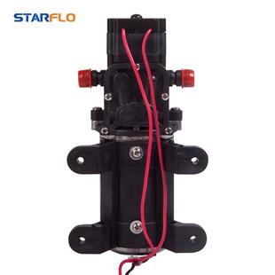 直流自吸增压带压力开关12V24V100W 高压洗车泵 微型电动隔膜水泵