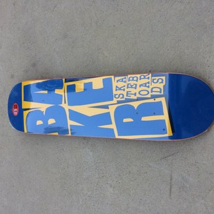 Baker双翘滑板8.0寸三层染色全加冷压滑板技术滑板