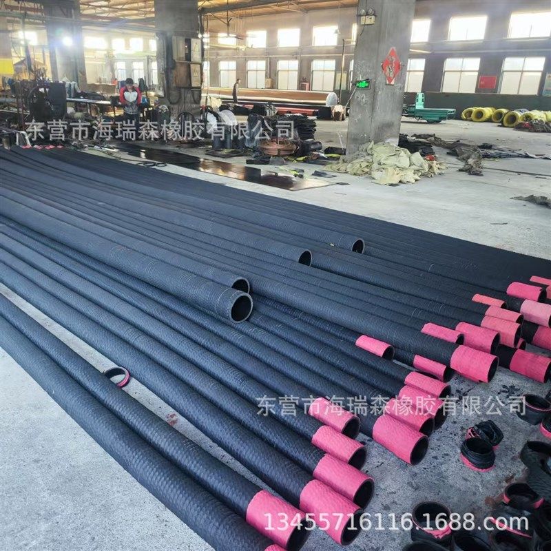 厂家直销 耐磨钢丝吸排橡胶管 打桩机用耐磨钢丝吸排橡胶管