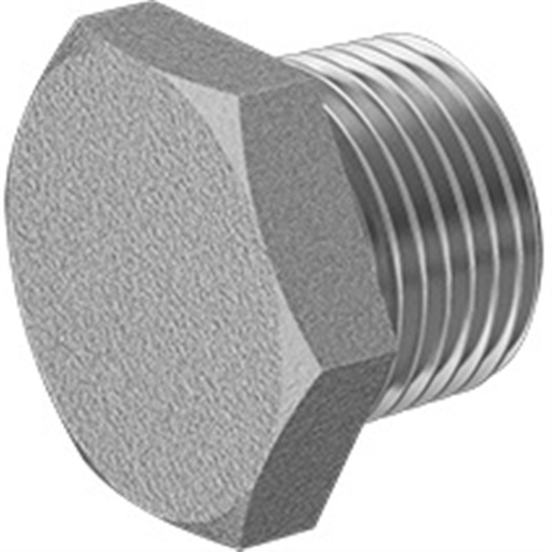 NPT Male 耐中压Alloy 20不锈钢外六角外丝堵头 118P233