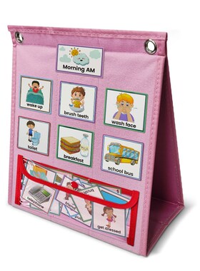 现货直供儿童视觉时间表日常工作计划表Visual Schedule Calendar