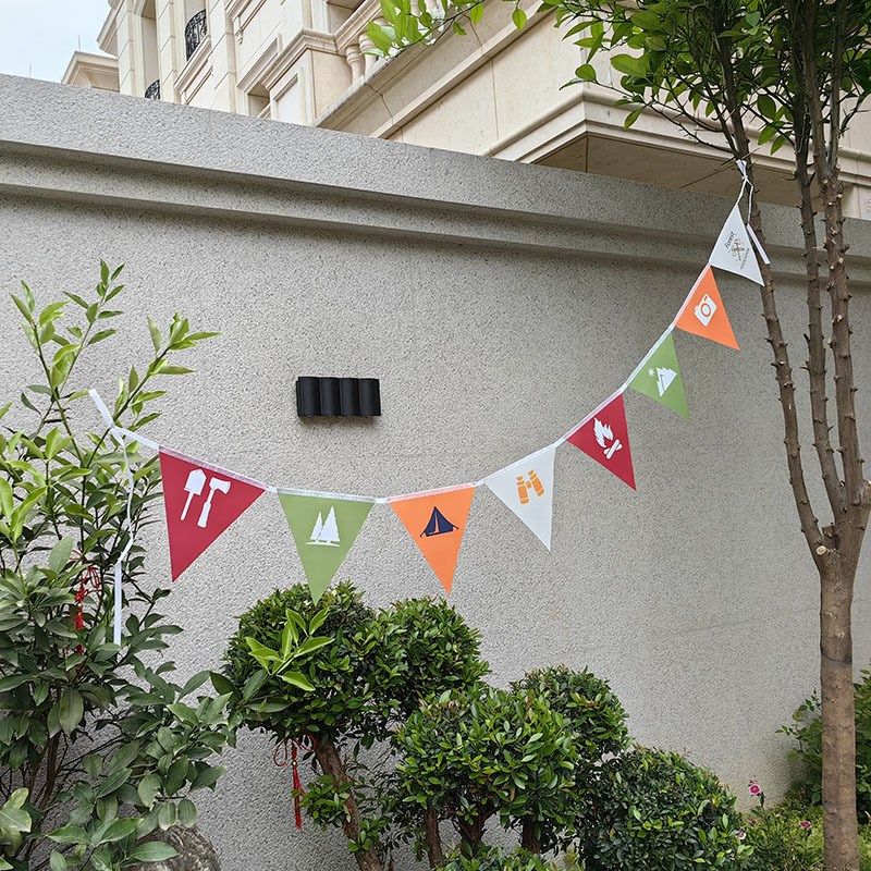 露营装备用品帐篷氛围装饰场景营地旗牛津布三角彩旗野营天幕串旗,运动/瑜伽/健身/球迷用品,其他运动护具,淘宝优惠券,粉丝福利购,淘宝优惠卷