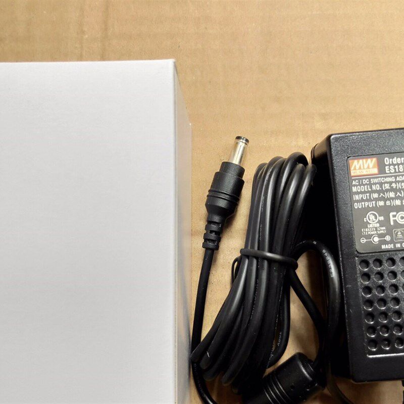 台湾明纬18W适配器12V1.5A电源ES18B12-P1J两插输入线
