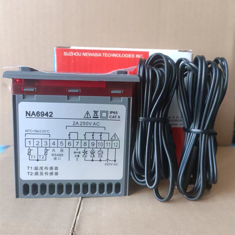 新亚洲NA6942/NA6940N综合类温控器6942带远程数显制冷制热智220V