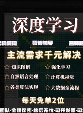 深度学习代做代码指导pytorch/cnn/rnn/lstm/Gan/Kan/Gnn