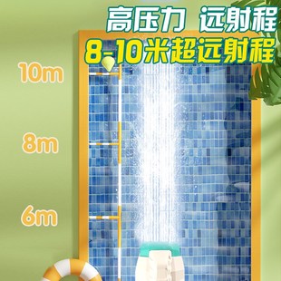 水枪高压强力射程远喷呲滋水枪儿童沙滩漂流玩具大水炮抽水 抽拉式
