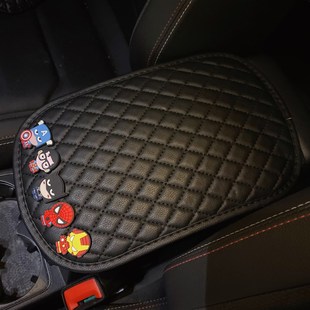 饰扶手套四季 汽车扶手箱垫可爱卡通车内用品创意车载中央装 通用女