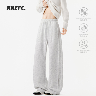 NNEFC美式高街弯刀侧条卫裤