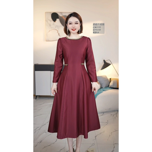 原创遮肉显瘦连衣裙 K高端大码 K2503 撤柜清仓