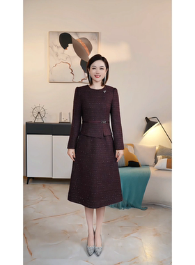 【撤柜清仓】A气质高端大码显瘦连衣裙 A136