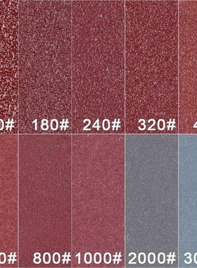 2寸砂纸植绒砂纸套装打磨抛光纸垫磨料砂纸200pc套装+海绵垫沙盘