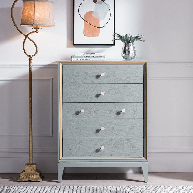 美式极简大储物斗柜 现代简约轻奢收纳柜 卧室门厅实木五斗床头柜,住宅家具,斗柜,淘宝优惠券,粉丝福利购,淘宝优惠卷