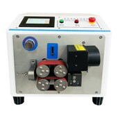 厂家直销18mm全自动波纹管切管机皮带送料热缩管PVC硅胶管切断机