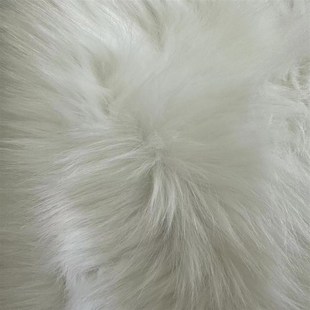 现货6cm海派长毛长毛绒毛绒布料白色长毛狐狸毛绒布毛毯布地毯