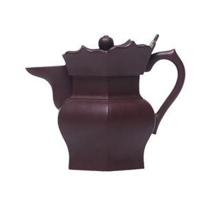 一手货源宜兴手工紫砂方壶原矿紫泥高僧帽壶家用紫砂壶茶具
