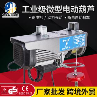 修家用电动提升机工业级微型电动葫芦 微电葫芦小型吊机220V建筑装