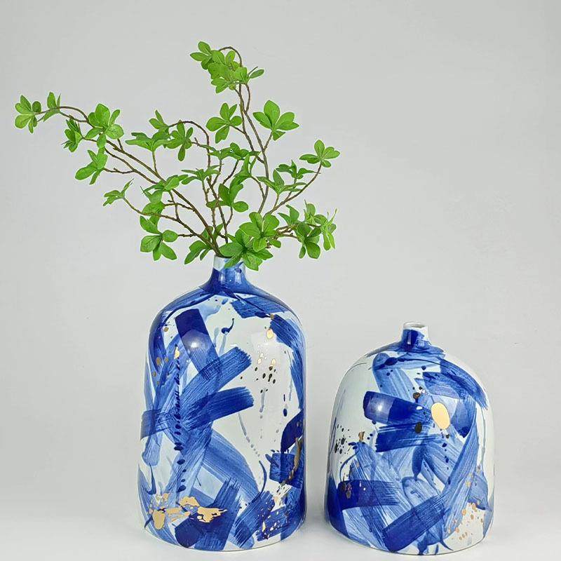 创意陶瓷花瓶新中式复古青花瓷瓶家用客厅装饰插花瓷器美式摆件,纺织面料/辅料/配套,纺织机械配件,淘宝优惠券,粉丝福利购,淘宝优惠卷