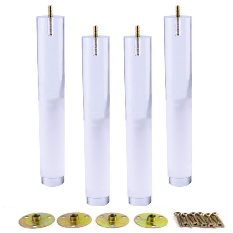亚克力透明沙发家具脚浴室柜脚橱柜脚电视柜脚茶几支撑脚