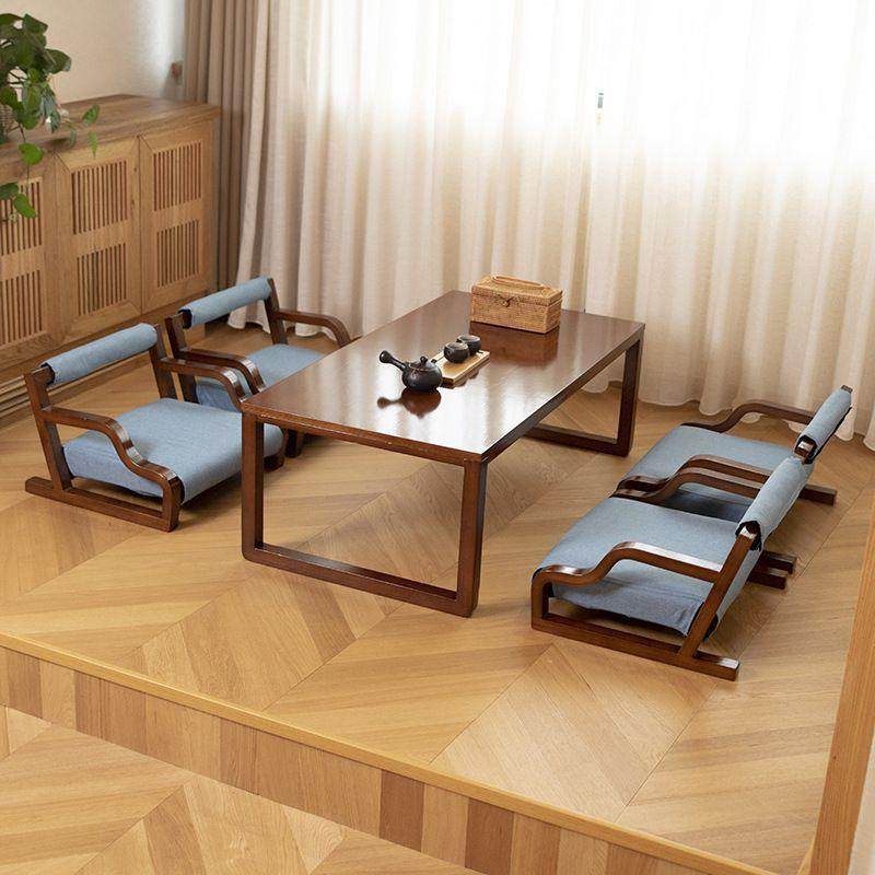 日式实木榻榻米茶室椅简约阳台小茶几饮茶飘窗小茶桌炕桌休垒德株