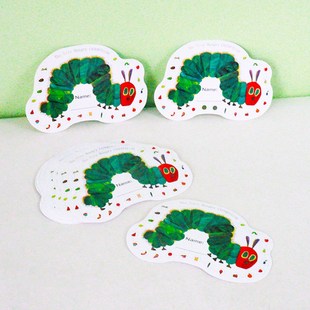 奖励积分卡好饿 毛毛虫打孔卡片儿童好习惯养成自律卡教具幼儿园