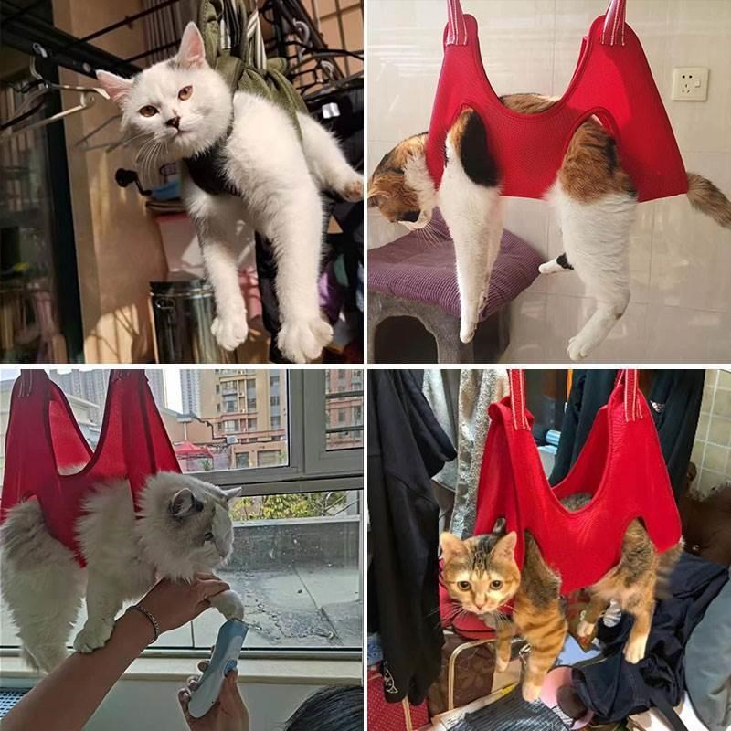 猫剪指甲防抓防咬猫咪保定包幼小猫洗澡神器洗猫袋狗狗剪指甲防抓
