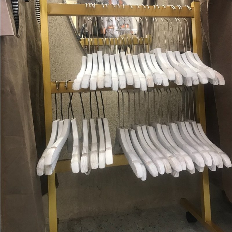 衣架收纳架衣架整理架服装店放衣架神器的架子铁艺多层挂式可移动