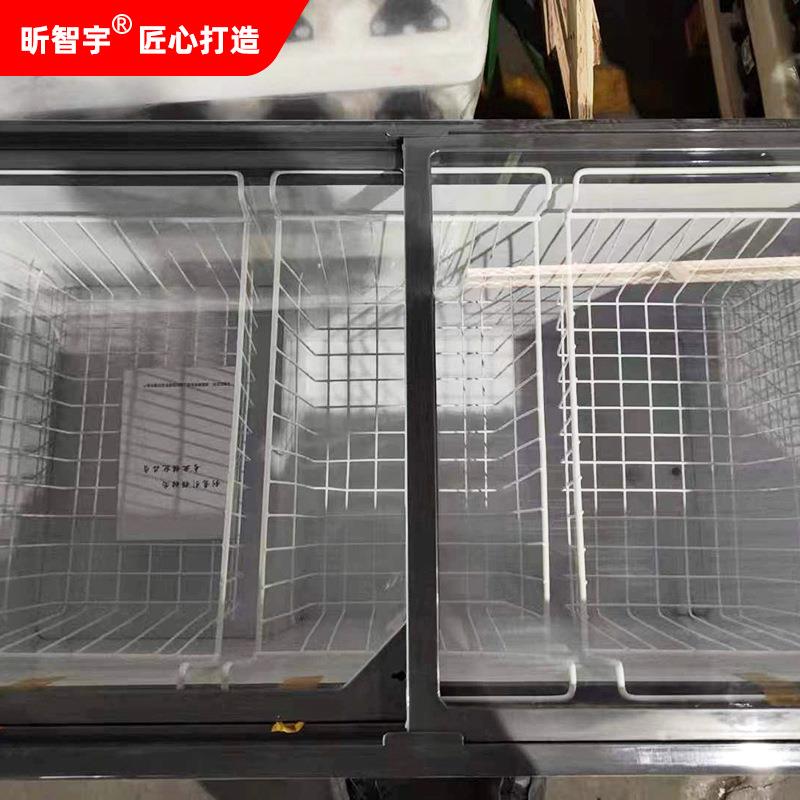 小型雪糕柜 商用速冻柜冰激凌冷冻展示柜雪糕柜弧形玻璃门冰柜