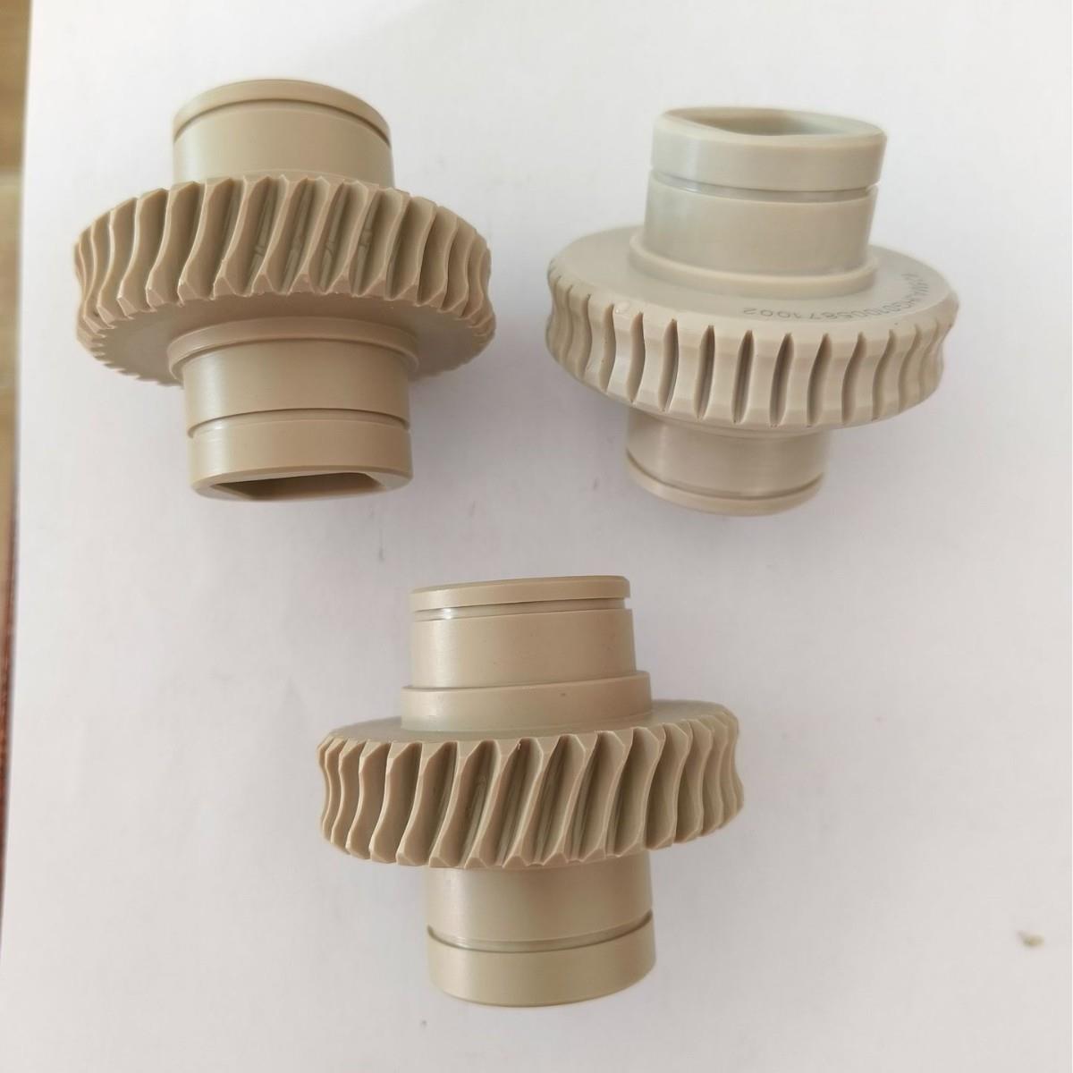 Peek涡轮来图定制蜗轮塑料齿轮耐磨耐高温工程塑料聚醚醚酮涡轮