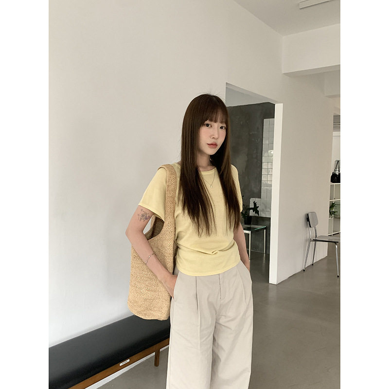 mmc dition短袖针织衫毛针织衫