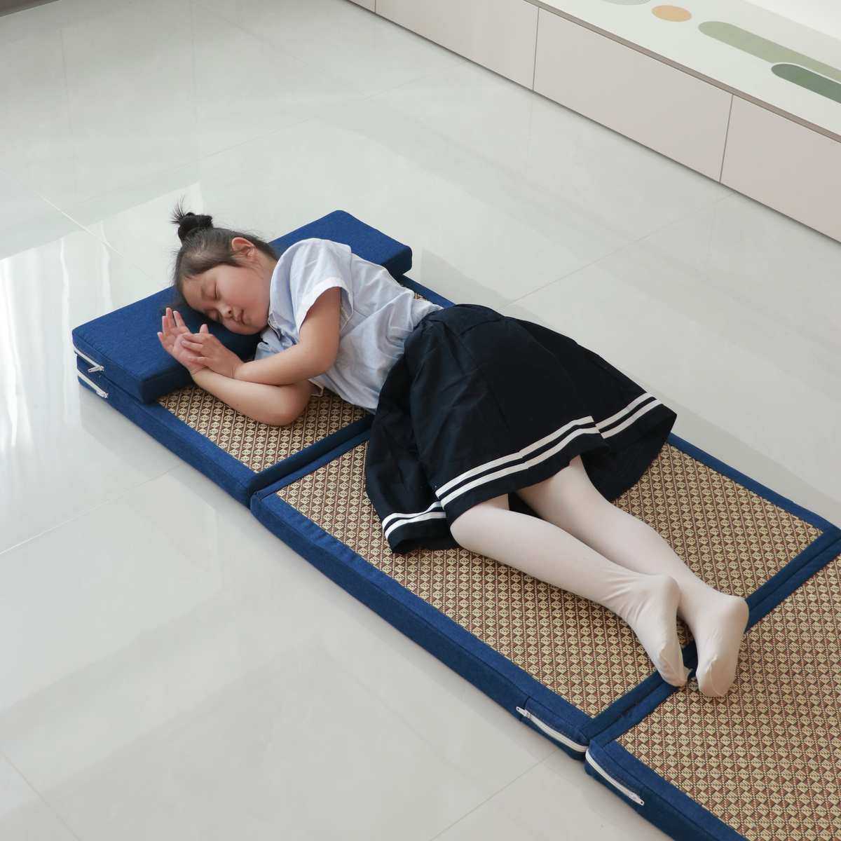 学生午休垫凉席床垫午睡折叠垫专用便携打地铺儿童可折叠海绵垫子,床上用品,床垫/床褥/床护垫/榻榻米床垫,淘宝优惠券,粉丝福利购,淘宝优惠卷