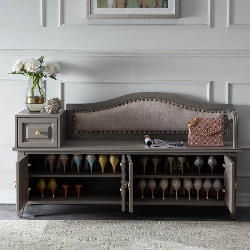 实木家用换鞋凳式鞋柜进门靠背玄关多功能收纳鞋柜凳穿鞋凳过道柜,住宅家具,鞋柜,淘宝优惠券,粉丝福利购,淘宝优惠卷