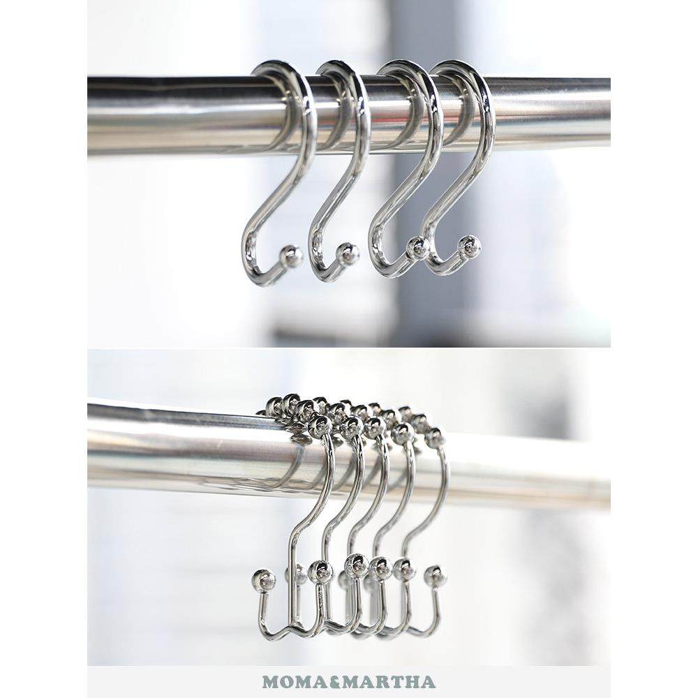 M妈妈浴帘钩浴帘环球钩金属钩不锈钢钩山形浴帘钩,家庭/个人清洁工具,浴帘配件,淘宝优惠券,粉丝福利购,淘宝优惠卷