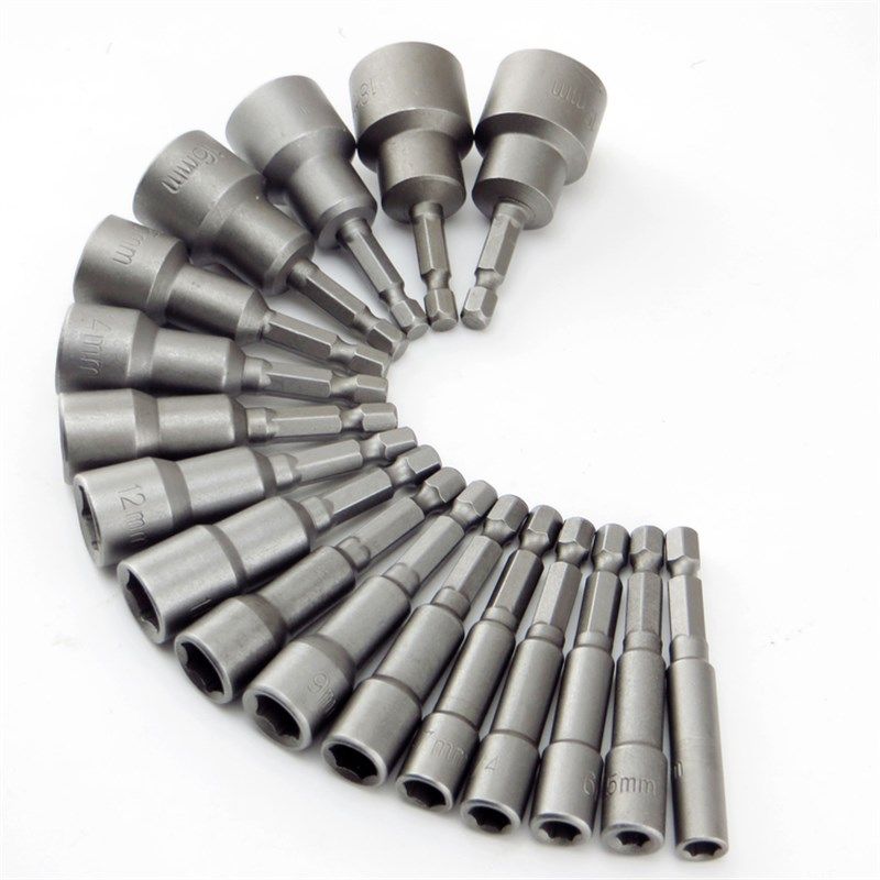 外六角强磁性套筒批头 气动螺丝刀起子电钻套筒风批套头5.5-24MM,纺织面料/辅料/配套,服装加工设备,淘宝优惠券,粉丝福利购,淘宝优惠卷