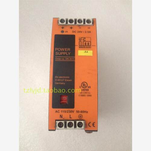 德国爱福门ifm electronic导轨安装式开关电源60W DN2011 24v2.5A