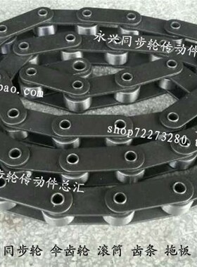 工业链条 C2062HP-1 节距38.1 双节距大滚子空心销轴链条C212AL