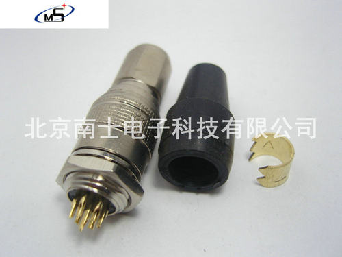 MINSOO 敏烁 YC12 7芯 航空插头 航空插座 12mm 精密 快速插拔