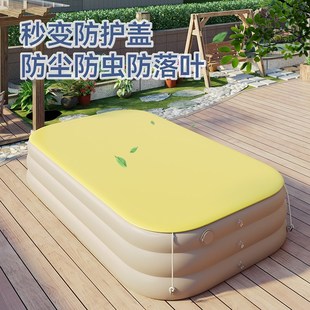 儿童游泳池家用户外带遮阳棚滑滑梯婴儿宝宝可折叠大型充气水池