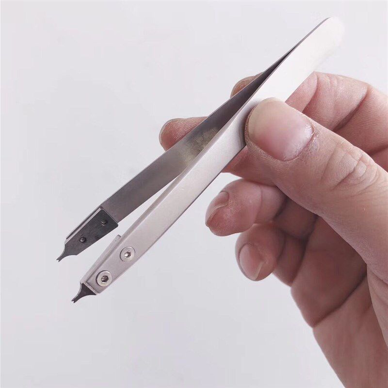 钟表工具 拆卸表带金属生耳钳生耳拆装钳生耳批V型拆生耳钳  6825