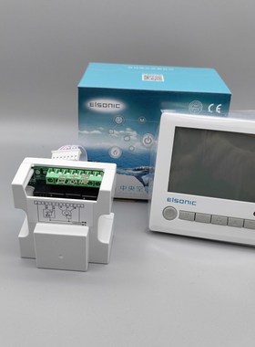 elsonic亿林温控器开关中央空调液晶温度控制器ac803 温液晶屏