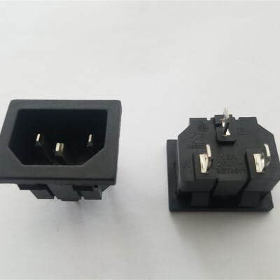 供应KET/克尔泰 AC电源插座品字插座 KET-3011一体注塑