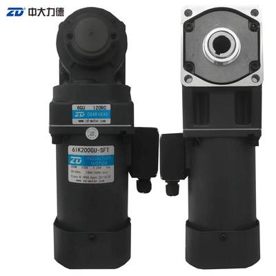 ZD 200W三相220V减速电机马达6IK200GU-SFT 6GU120RC齿轮箱减速机
