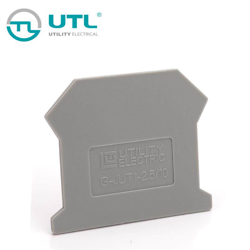 尤提乐G-JUT1-2.5/10接线端子挡板灰色盖板正品厂家直销