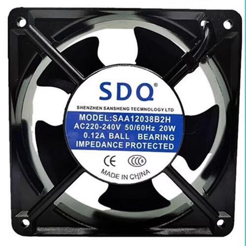 全新SDQ SAA12038B2H AC 220V 20W 0.12 12厘米散热机柜风扇12038
