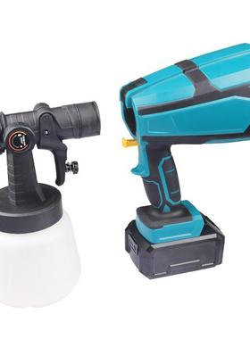 10302V锂电喷枪充式电动喷漆枪无线油漆乳胶漆喷涂 机便携式电喷1