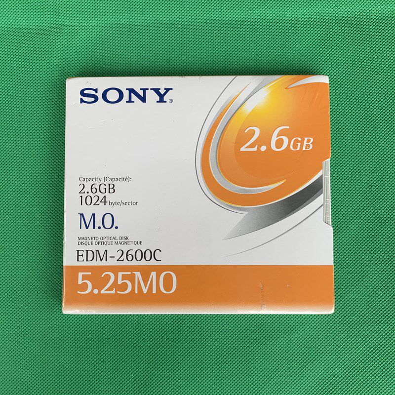 全新未拆封 SONY EDM-2600C 2.6GB MO光盘片 5.25英寸