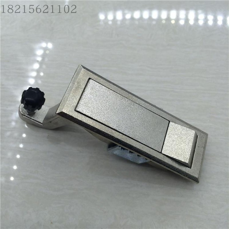 MS708镀镍色按钮平面锁铁皮箱机箱机柜高压锅炉锁 空压机锁工业锁