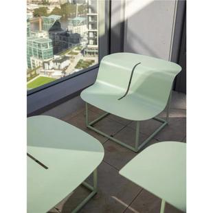 多约巴胺户外桌椅铁院艺简创意YTK庭台咖啡奶茶店餐饮桌露椅一体