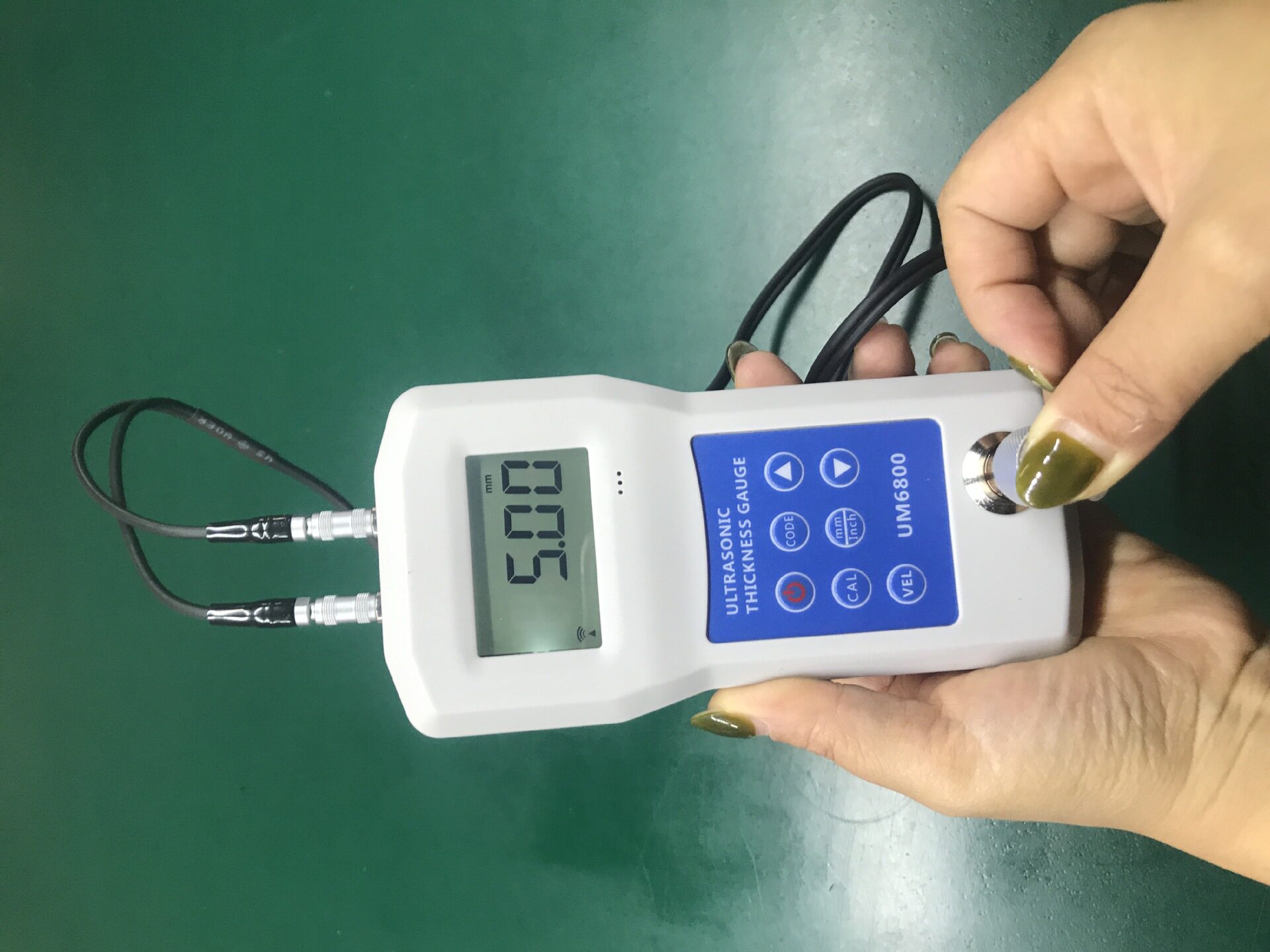 UM6800超声波测厚仪塑料铜铝铁板钢管壁锅炉钢瓶厚度反测声速